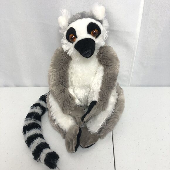 Wild Republic Ring-tailed Lemur Monkey 10" Realistic Plush Stuffed Animal - Picture 1 of 9